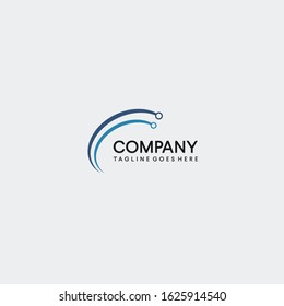 vector digital link Connection Company Vector Logo Design