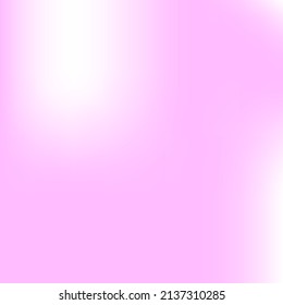 Vector Digital Liquid Bright Watercolor Blurry Background. Smooth Pastel Fashion Barbie Design Picture. White Empty Vibrant Minimal Pink Gradient Background. Trendy Light Color Soft Gradient Mesh.