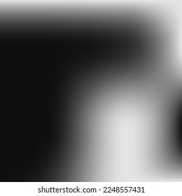 Vector Digital Monochrome Aluminium Blurry Wallpaper. Smooth Watercolor Black Empty Gradient Background. Grey Liquid Silver Trendy Blurred Texture. Minimal Dark Metallic Black Gradient Mesh.