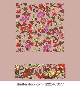 Vector Digital print for home textile and digital print 