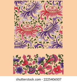 Vector Digital print for home textile and digital print 