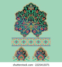 Vector Digital print for home textile and digital print 