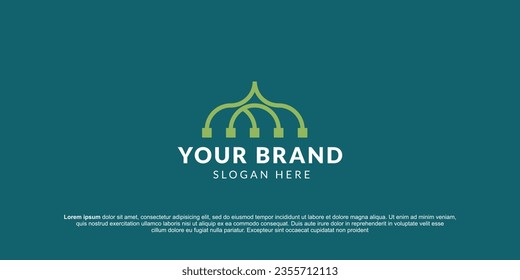 vector digital roots modern logo design template