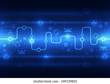vector digital speed technology, abstract background