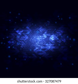 vector digital speed technology, abstract background with arrows