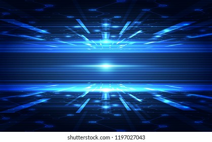 vector digital speed technology concept, abstract background illustration