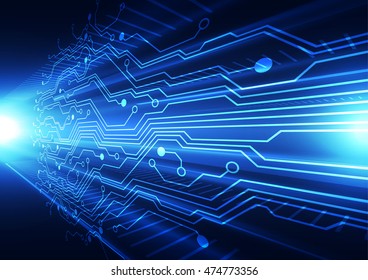 vector digital speed technology concept, abstract background