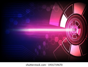 vector digital tech sci fi design concep background
