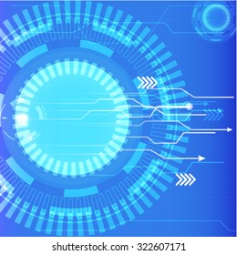 vector digital technology, abstract background