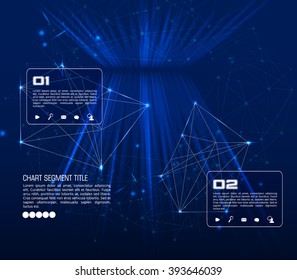 Vector digital technology concept
