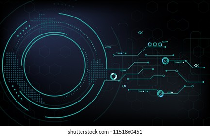 Concepto de tecnología digital vectorial. Antecedentes abstractos. Ilustración vectorial.