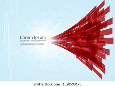 vector digital technology concept, abstract background