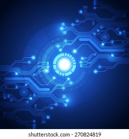 vector digital technology concept, abstract background