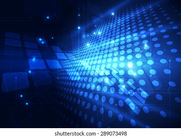 vector digital technology concept, abstract background