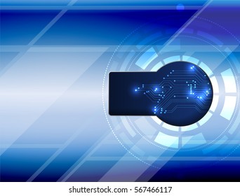 vector digital technology concept, abstract background