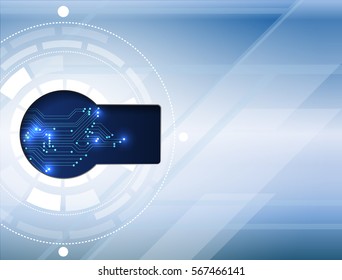 vector digital technology concept, abstract background