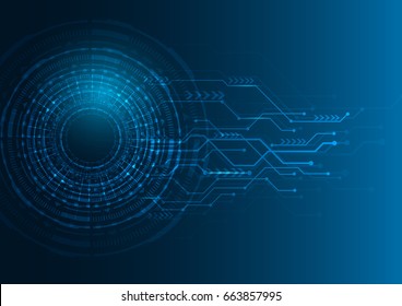 vector digital technology concept, abstract background