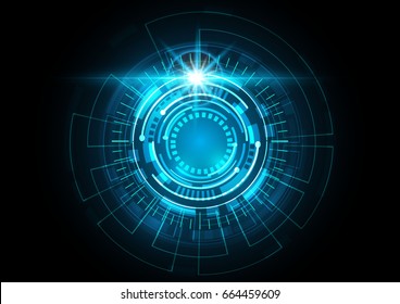 vector digital technology concept, abstract background