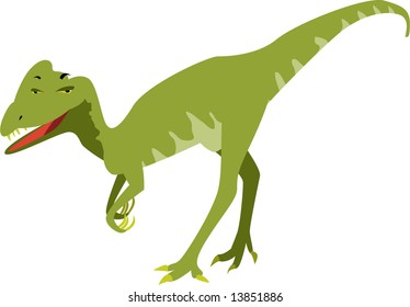 diseño de dilofosaurio vectorial: serie de dinosaurios