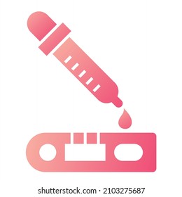 Vector Diluent Glyph Gradient Icon Design
