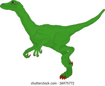 vector - dino  isolated on background