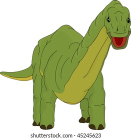 vector - dino  isolated on background
