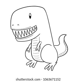 vector of dinosaur