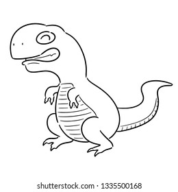 vector of dinosaur