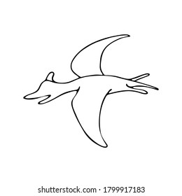 Vector dinosaur for kids design.