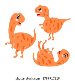 Vector dinosaur for kids design.