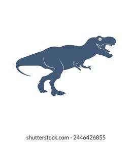 Vector dinosaur logo icon for brands.