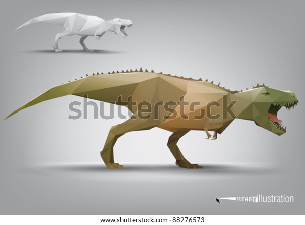 dinosaur with triangle head