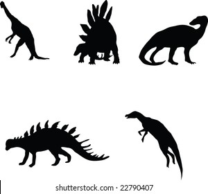 Vector dinosaurs