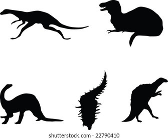 Vector dinosaurs