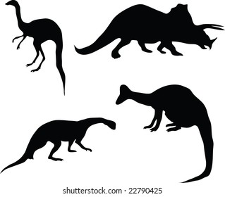 Vector dinosaurs