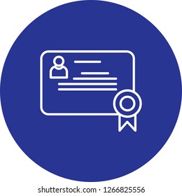 Vector diploma icon