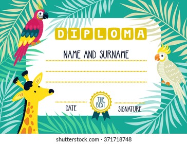 diploma infantil