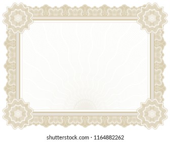 Vector Diploma/Certificate - TAN
