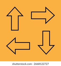 vector directional arrows sign on a background