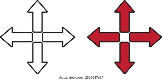 vector directional signs, sign, icon designs	