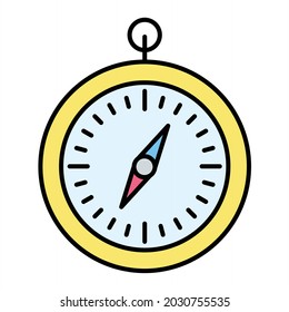 Diseño de iconos de contorno de la herramienta de dirección de vector
