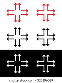 Vector Directional Traffic Arrows
