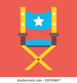 Vector Director Chair Icon