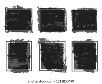 Vector dirty backgrounds.Grunge banners.