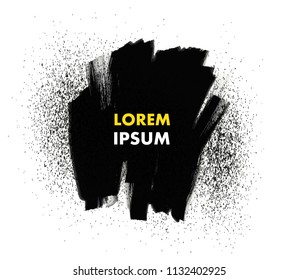 Vector dirty banner.Grunge background.