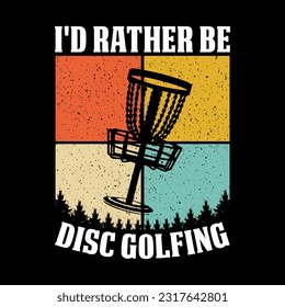 Essilueta de disco de vector de disco Disco Reproductor de golf e iconos ilustración vectorial