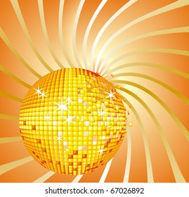 Vector disco ball