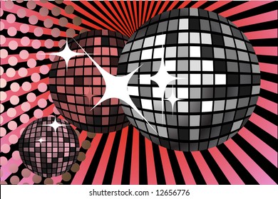 vector disco balls