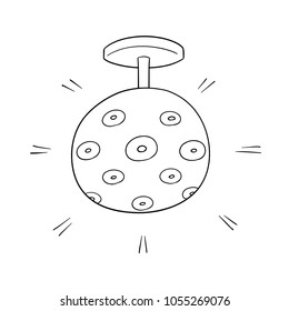 vector of disco light