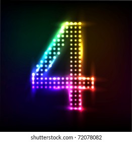 Vector - disco lights number 4